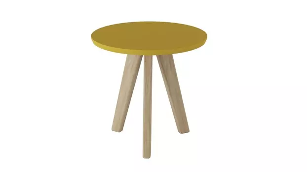 Журнальный стол Melton new, шафран/дуб