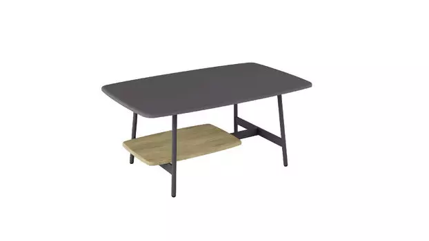 Журнальный стол Ukon 90х55, цвет Графит/Графит