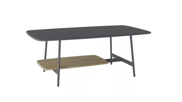 Журнальный стол Ukon, графит/графит