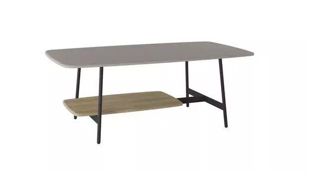 Журнальный стол Ukon, капучино/черный