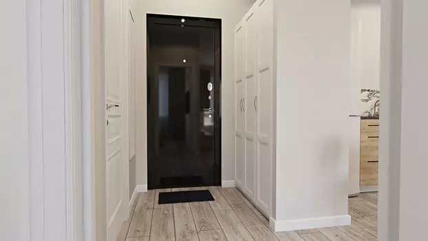 Зона прихожей, светлая