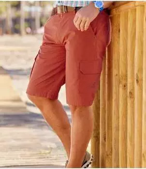 Бермуды из Хлопка с Карманами Карго