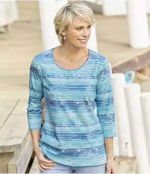 Блуза с Морским Принтом