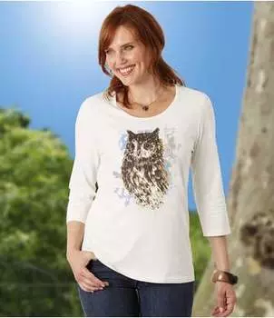 Блуза с Рукавами 3/4