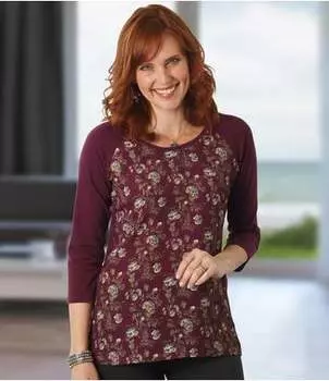 Блуза с Рукавами 3/4