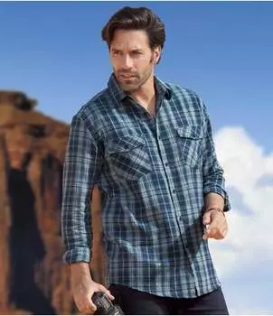 Фланелевая Рубашка в Клетку