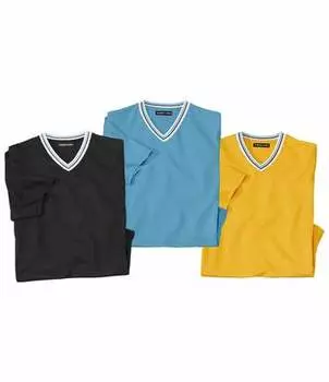 Комплект Футболок с V-образным Вырезом – 3 шт.
