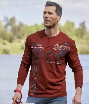 Комплект Футболок с Воротом на Пуговицах — 2 шт.