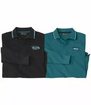 Комплект поло с длинными рукавами — 2 шт.