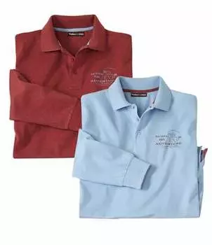 Комплект Поло с Длинными Рукавами - 2 шт.