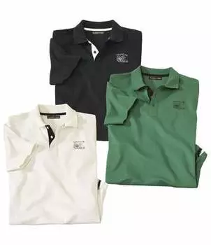 Комплект Поло с Короткими Рукавами — 3 шт.