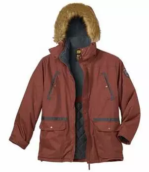 Парка из Микрофибры с Капюшоном