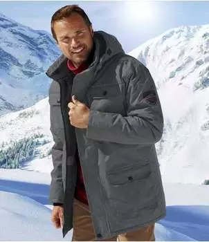 Парка из Ткани Microtech с Капюшоном