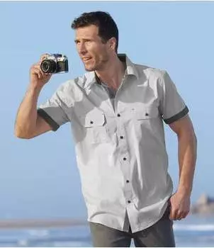 Рубашка из Хлопка Фламме