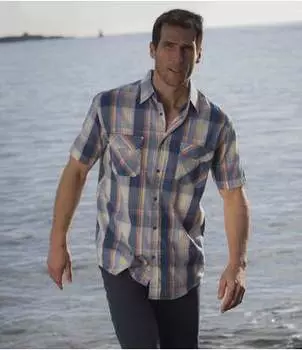 Рубашка из Хлопка в Клетку