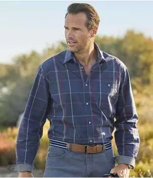 Рубашка из Поплина в Клетку