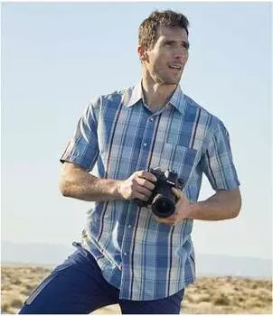 Рубашка в Клетку из Хлопка