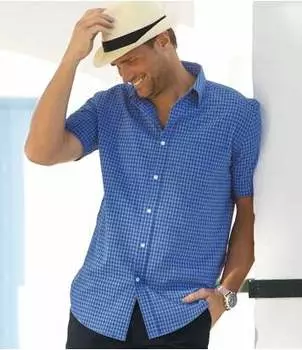 Рубашка в Клетку из Хлопка