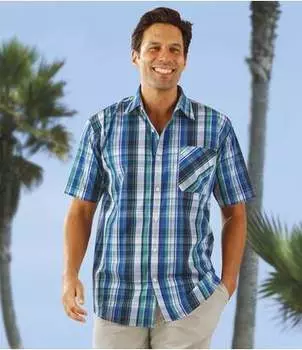 Рубашка в Клетку из Поплина