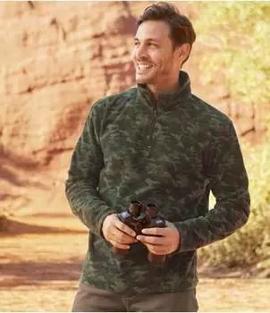 Свитер из Флиса с Воротником на Молнии