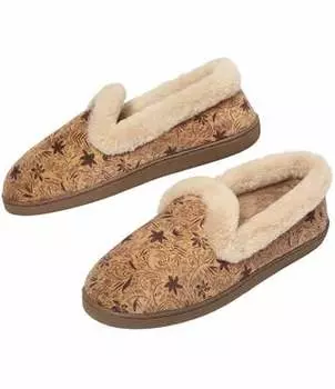 Тапочки с Отделкой из Искусственного Меха