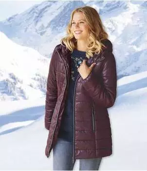 Удлиненная Куртка с Капюшоном