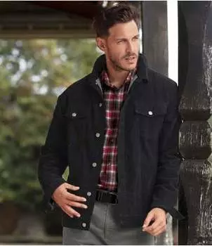 Вельветовая Куртка с Подкладкой из Шерпы