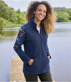 Ветровка из Флиса с Вышивкой