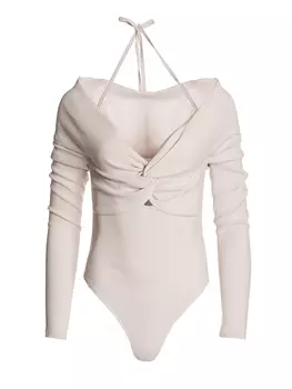 Боди с глубоким вырезом