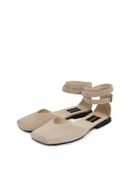 Босоножки TULIP бежевые замшевые