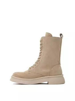 Ботинки WARE бежевые замшевые