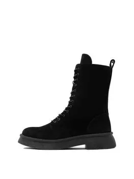 Ботинки WARE черные замшевые