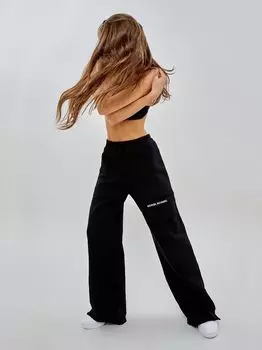 Брюки No risk, no magic Черный