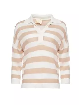 джемпер изо льна в полоску