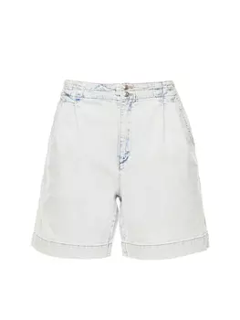 джинсовые шорты из эластичного денима