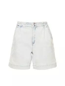 джинсовые шорты из эластичного денима