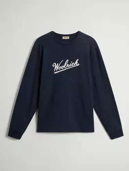 Футболка Woolrich Long Sleeves Logo T-Shirt