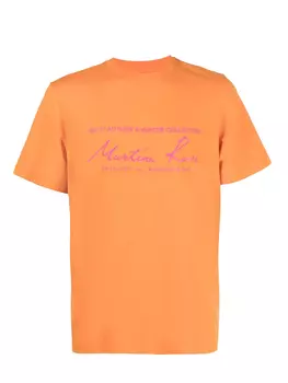 Хлопковая футболка прямого силуэта