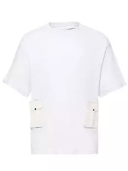 хлопковая футболка со съемными карманами