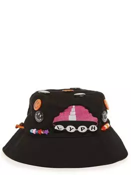 хлопковая панами со значками и бусинами