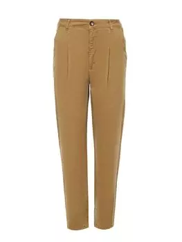 хлопковые брюки с высокой посадкой