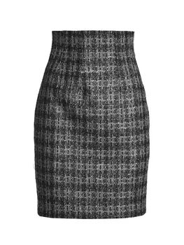 Юбка букле с высокой посадкой