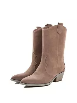 Казаки Jara MIDI мокко замшевые