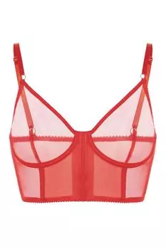 Корсетный бюстгальтер Basic Red