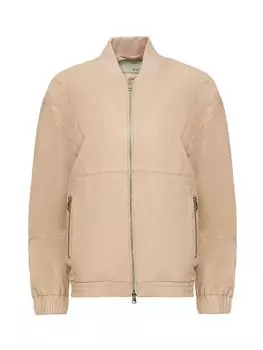 кожаная куртка свободного силуэта