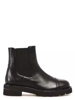 кожаные ботинки с эластичными вставками