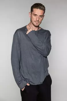 Лонгслив see the big picture серый man