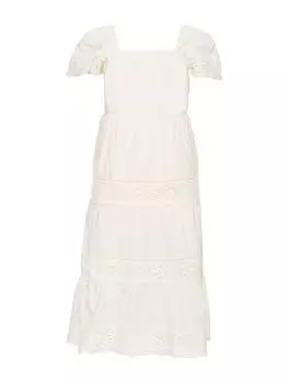 платье макси из хлопка