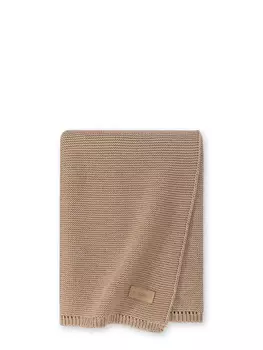 Плед детский LUKNO, бежевый, 90 x 90 см