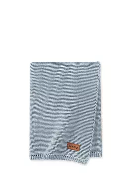 Плед детский LUKNO, голубой, 90 x 90 см